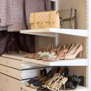 Półki na buty i torebki szafa skandynawska