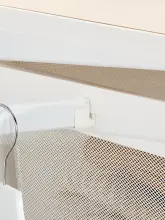 Uchwyt Drążka do Wspornika, z boku Matte white, para