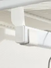 Zaślepka do drążka Matte white, para