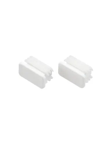 Zaślepka do drążka Matte white, para