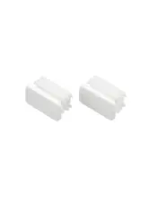 Zaślepka do drążka Matte white, para