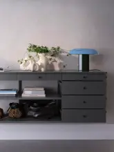 Décor+ Front głębokiej szuflady S: 60 Grey