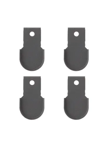 Zaciski montażowe do oświetlenia ledowego Matte grey, 4szt