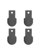 Zaciski montażowe do oświetlenia ledowego Matte grey, 4szt