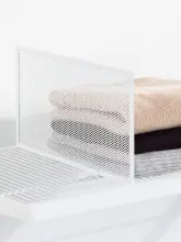 Przegroda półki mesh G 40 Matte white 2 szt