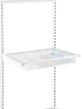 Kosz wiszący na szynach z przegrodami płytkimi