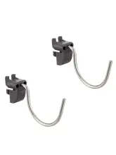 Małe okrągłe haczyki do organizatora Matte grey