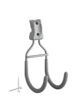 Hak na wąż/kabel szary