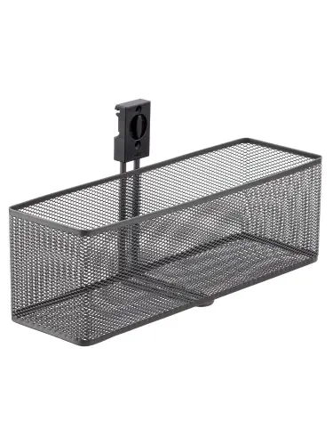 Kosz mesh na listwę Matte grey