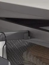 Uchwyt Drążka do Wspornika, z boku Matte grey, para