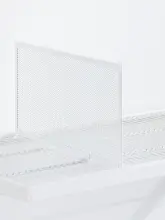 Przegroda półki mesh G 40 Matte white 2 szt