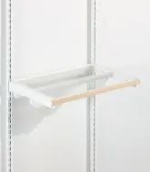 Półka na buty wysuwna wiszący na szynach Elfa